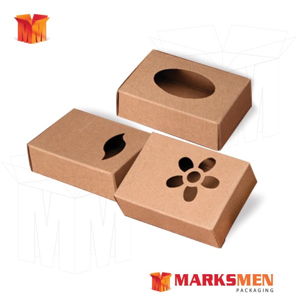 Custom Printed Kraft Window Boxes Marksmen