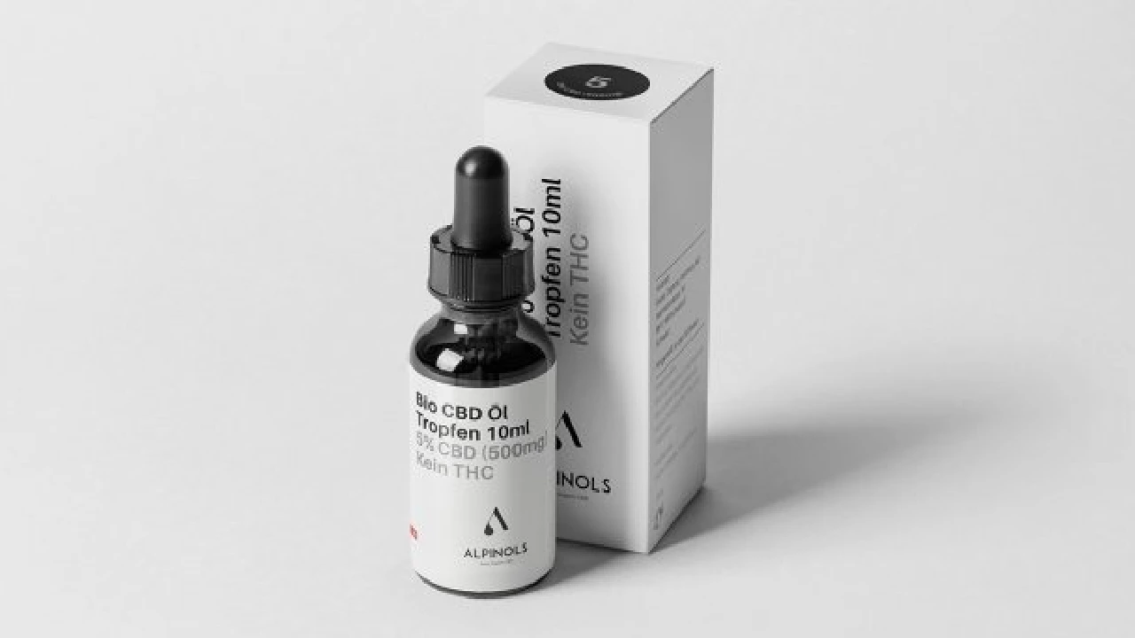 CBD tincture boxes with logo