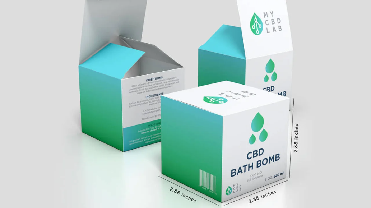 Custom Bath Bomb Boxes